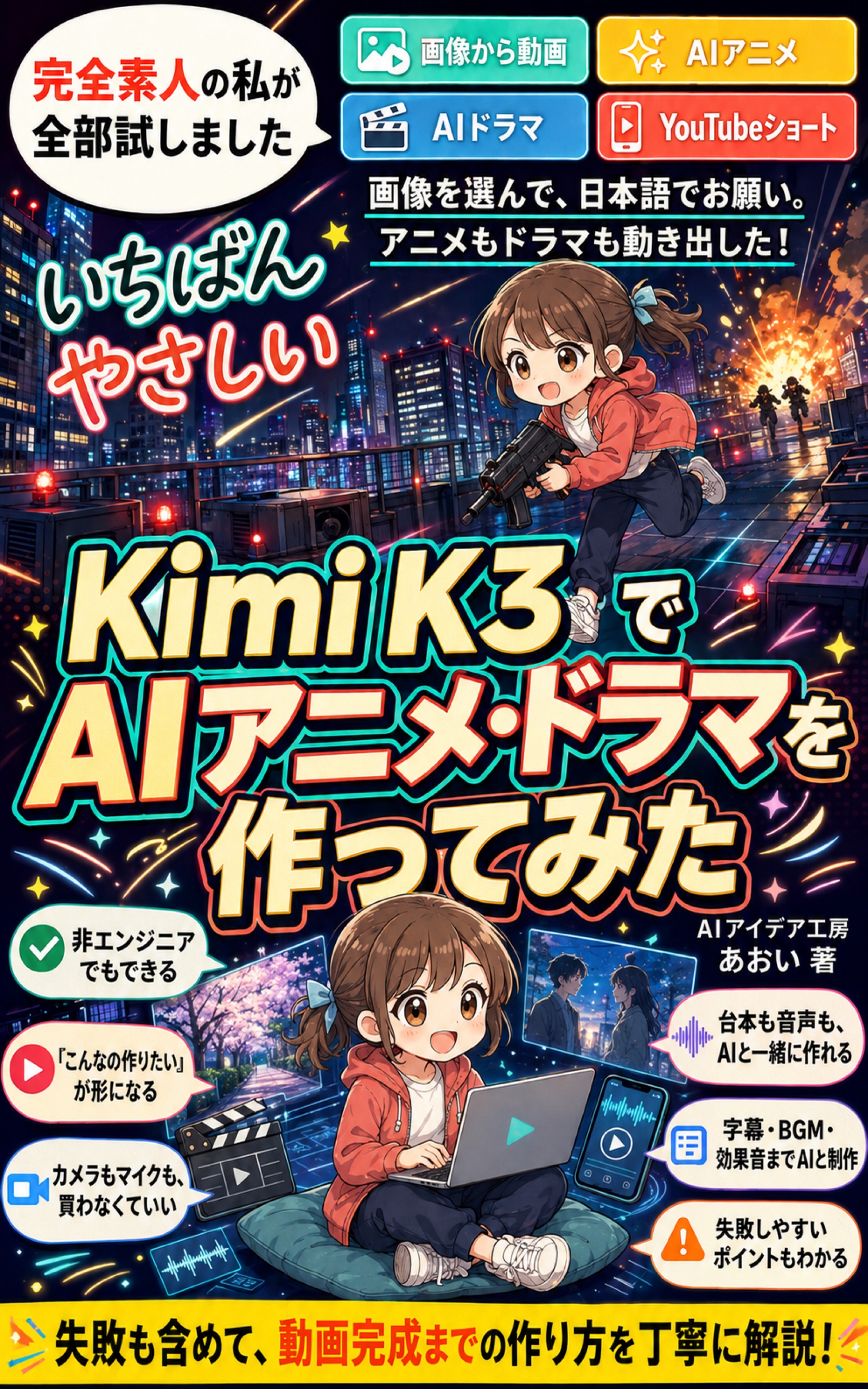 Kimi K3でAIアニメ・ドラマを作ってみた